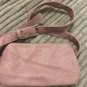 Co-Lab Belt Bag convertible Pebbled vegan leather Blush Pink